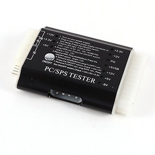 Ruilogod PCスイッチコントロールPSU SATA HDDコネクタ20/24ピン電源テスター 8dde35e3854c427b328c3c93bb4831