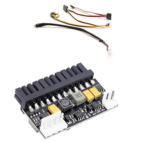 Thinaokii 150W 24ピン12V DC入力ピーク150P出力Realan Mini ITX Pico PSU DC ATX PCスイッチDC-DC ATX電源、コンピュータ用