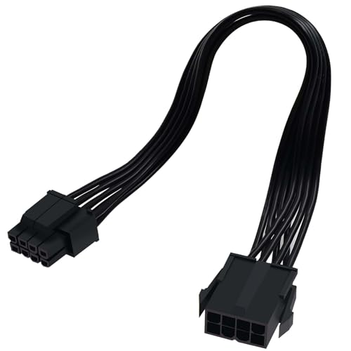 COMeap （2パック）マザーボード Atx Cpu 8ピン（4 + 4）男性 - メス延長 ケーブル 交換 電源PSS 9.5インチ（24cm）用 CPU 8ピン拡張 6.19317E+11