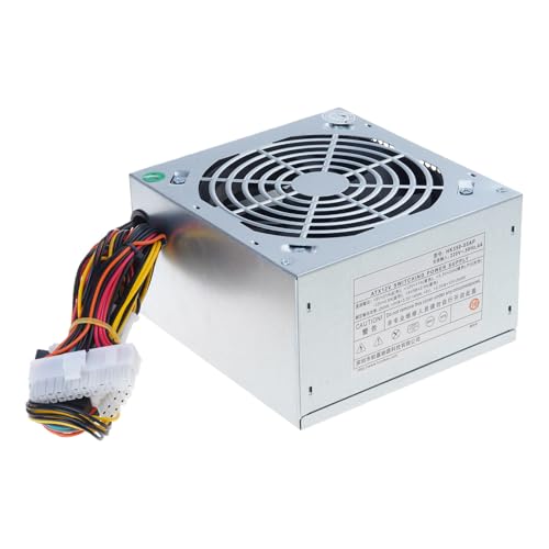 Coogat 高安定性コンピュータ電源 160W 200W 220W 250W 300W 350W 金属ケース搭載、静かな冷却、エネルギー効率の高い電源ユニット