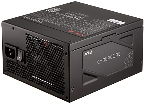 XPG エックスピージー(XPG) XPG CYBERCORE サイバーコア 1300W PC電源ユニット [ 80PLUS PLATINUM認証取得 ] CYBERCORE1300P-BKCJP ブラック CYBERCORE1300P-BKCJP-A