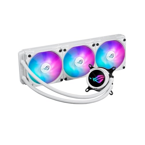 ASUS 【Amazon.co.jp限定】ASUS CPUクーラー 360mm オールインワン AIO 水冷 ROG STRIX LC III 360 ARGB WHT 白 国内正規代理店品