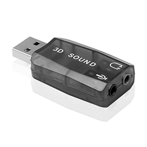 Vdaxvme USB アダプタ HFR8103 チップセット USB から 3.5mm マイク チャネル ダイレクト 3D ステレオサウンド カード