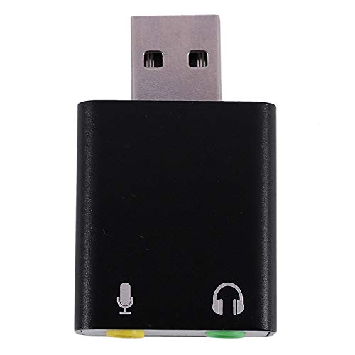 Ducevnaoe 7.1チャンネルアルミニウム合金Usbサウンドカードコンピュータ外部サウンドカードUsb 7.1サウンドカードアナログサウンドカード