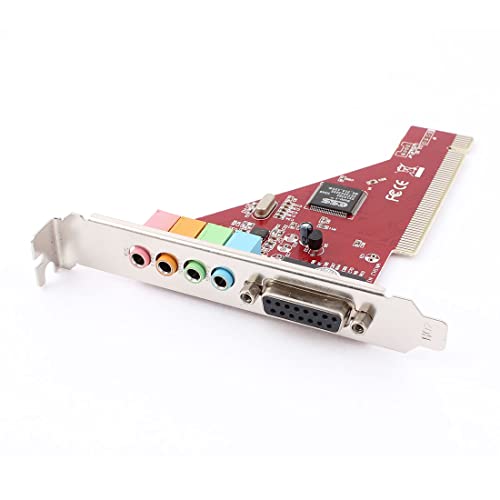 Ruilogod 4.1CH 3D マイク ステレオ PCI-E サウンド カード ミディポート デスクトップコンピュータ用 (id: 95a 4b2 13b 170 970 95a4b213b17029707e00f2872e2b47