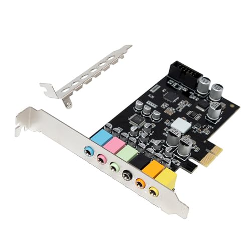 ZYADOCIANX ST117 PCIeX1 サウンドカード CM6212 7.1CH 聴覚および S/PDIF 高密度 PCIe サウンドカードを備えたゲーミングヘッドフォン用