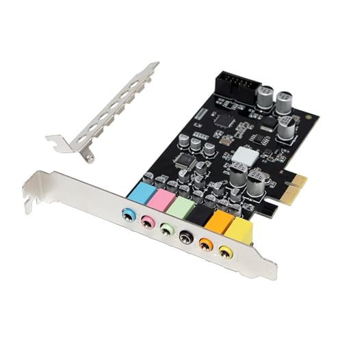 Shurhome プロフェッショナル ST117 PCIe 聴覚カード CM6212 7.1CH ゲームおよびホームシアターシステムのビジュアルサラウンドサウンド用 S/PDIF 付きゲーミングヘッドフォン用