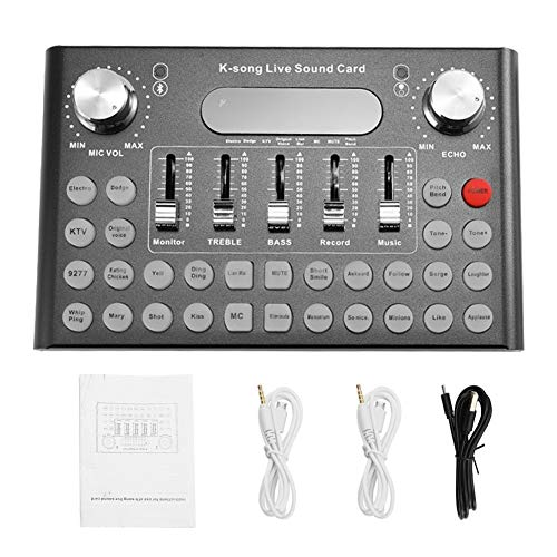 Seino サウンドカード 電話マイク音声あり音楽プロオーディオUSBヘッドセットエンターテイメントK-歌ライブサウンドカードF007を歌います