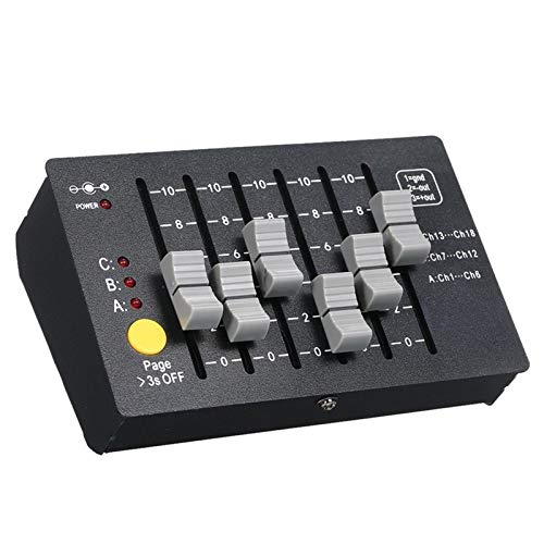 Seino サウンドカード DJ機材の照明フィクスチャは、内蔵2000mAhの大容量充電式ミニDMX-18ステージコントローラーDMX