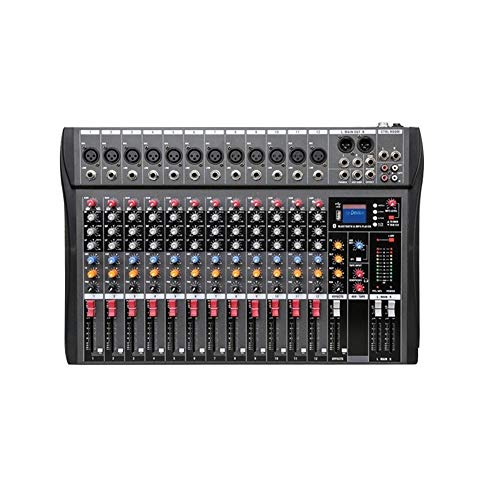Seino サウンドカード リバーブエフェクトホームカラオケUsbのライブステージカラオケパフォーマンスと12チャンネル小型無線ミキサー