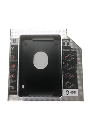 PCATEC 【PCATEC】2nd 12.7mmノートPCドライブマウンタ セカンド 光学ドライブベイ用 SATA/HDD 2.5インチハードディスクマウンタ SATA接続 12.7mm厚のSlimline SATAドライブを搭載したノートPC対応 12.7mm仕様