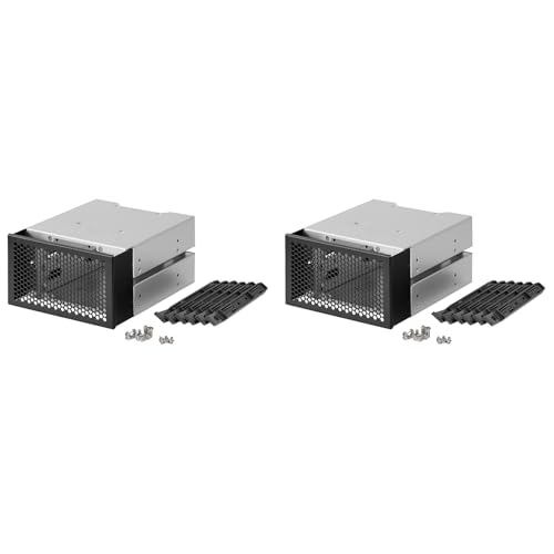 LAXED 2X 3.5インチHDDケージラック ハードドライバトレイハードドライブケージ 3 HDD ハードディスクをサポート, 750132308