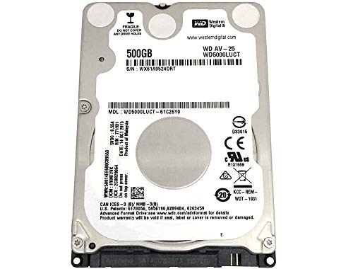 WESTERN DIGITAL WD5000LUCT [500GB 6.8mm]