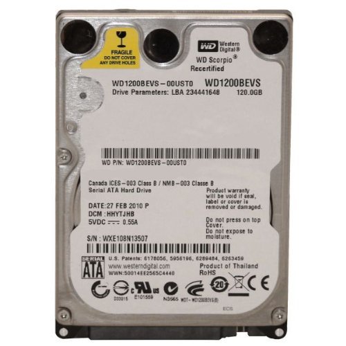 ウエスタンデジタル WESTERN DIGITAL WD1200BEVS Hard Drive by Western Digital [並行輸入品]