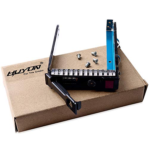 HUYUN 2.5インチ SAS SATA SFF SASドライブトレイキャディ(651687-001 651699-001) HP Gen8 ML350p DL360e DL320e DL380e SL270 s230 G8 G9 G10に対応