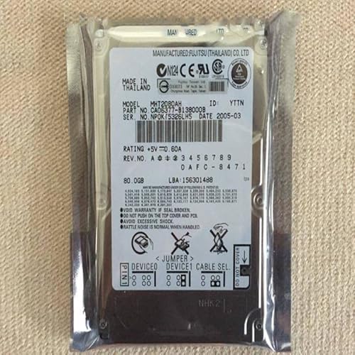 HDD For 80GB 2.5" IDE 8MB 4200RPM 9.5MM For Internal Hard Disk For Notebook HDD For MHT2080AH ZQHj_Sera_12916