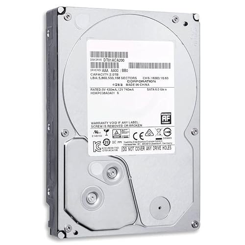 HDD For 2TB 3.5" SATA 6 Gb/s 64MB 7200RPM For Internal HDD For Surveillance HDD For DT01ACA200 ZQHj_Sera_12666