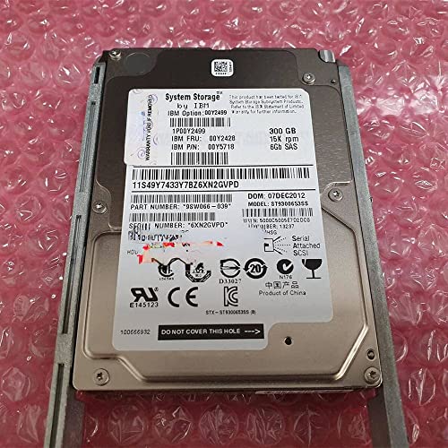 SAS For 00Y2428 00Y2499 00MJ141 300G 15K SAS 2.5 V3500 V3700 hard disk HLL_Powe_11339
