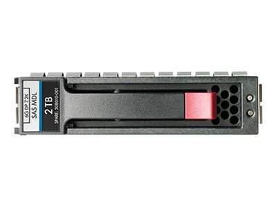 HP デュアルポートミッドライン - ハードドライブ - 2 TB - ホットスワップ - 3.5インチ LFF - SAS-2 - 7200 rpm 507616-B21?LA