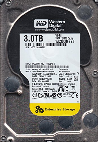 ウエスタンデジタル wd3000fyyz-01ul1b1、DCM hbnchvjmbb、Westernデジタル3tb SATA 3.5ハードドライブ