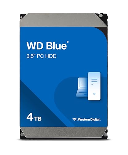ウエスタンデジタル 【Amazon.co.jp限定】Western Digital ウエスタンデジタル WD Blue 内蔵HDD ハードディスク 4TB CMR 3.5inch SATA キャッシュ128MB 5400rpm WD40EZZX-AJP エコパッケージ 【国内正規代理店品】