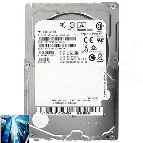 Enterprise Class HDD For 300GB 2.5" 15K SAS 6 Gb/s 64MB For Internal HDD For Enterprise Class HDD For MK3001GRRB ZQHj_Sera_12531