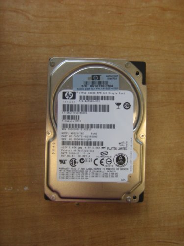 HP 富士通 147GB 10000RPM SAS 3Gbps 2.5-inch Hard Drive MBB2147RC