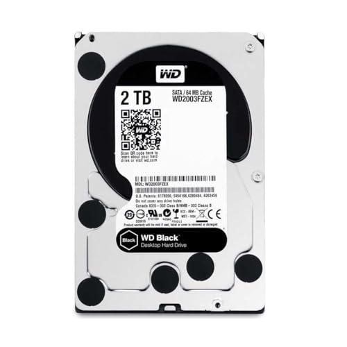 WD Black 【中古】W.D. WD2003FZEX WD Black 2TB/7200rpm/64MB/6Gbps【川崎】保証期間1週間