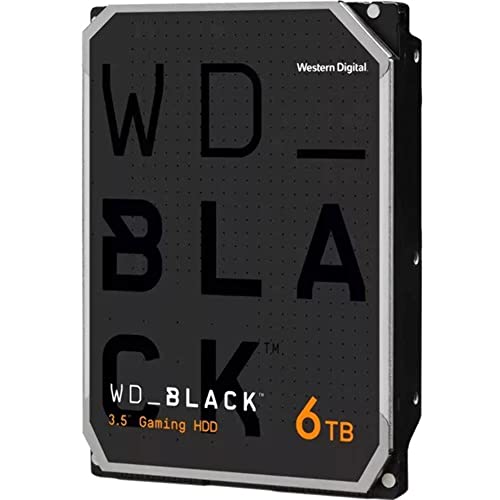 WD Black 6TB ゲーミング内蔵ハードドライブ HDD - 7200 RPM SATA 6 Gb/s 128 MB キャッシュ 3.5インチ - WD6004FZWX WD6004FZWX-SPBKVA0