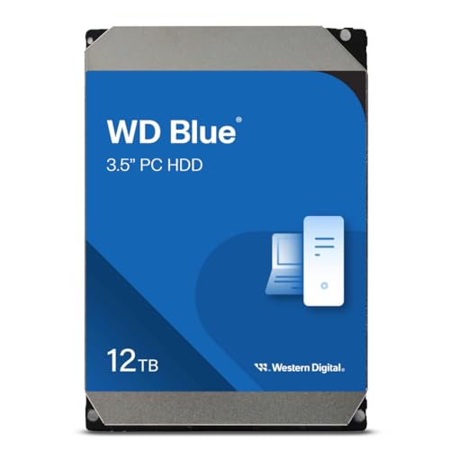 ウエスタンデジタル Western Digital ウエスタンデジタル WD Blue 内蔵 HDD ハードディスク 12TB CMR 3.5インチ SATA 7200rpm キャッシュ512MB メーカー保証2年 WD120EAGZ-AJP エコパッケージ