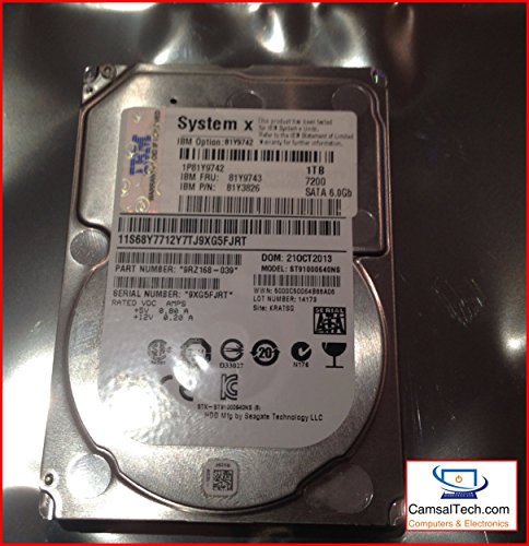 IBM 81Y9778 [3TB 7200rpm 6Gbps NL 3.5型 SATA SS HDD] 81Y9742