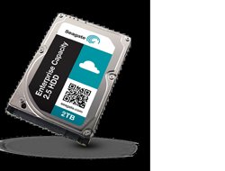 SEAGATE 2TB Exos 7E2000 2.5インチ SATA Enterprise HDD/ハードドライブ。 ST2000NX0253