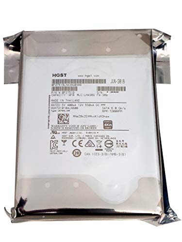 HGST 10TB HUH721010ALN600 7200 SATA 6Gb/s 3.5インチハードドライブ 0F27519