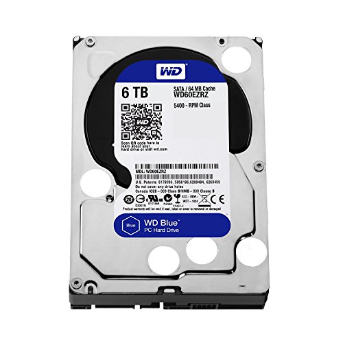 ウエスタンデジタル WD Blue 6TB Desktop Hard Disk Drive - 5400 RPM SATA 6 Gb/s 64MB Cache 3.5 Inch - WD60EZRZ [並行輸入品]