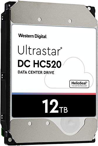 WD HGST WD Ultrastar DC HC520 12TB HDD 7200 RPM SATA 6Gb/s 256MB キャッシュ 3.5インチ エンタープライズハードドライブ | パワーディセーブル | HUH7212ALE604 0F29592 HUS726T6TAL5204