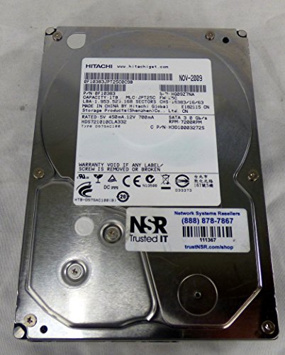 日立 Hitachi Deskstar 7K1000.C 1テラバイ(1TB) SATA/300 7200RPM 32MBハードドライブ。 0F10383