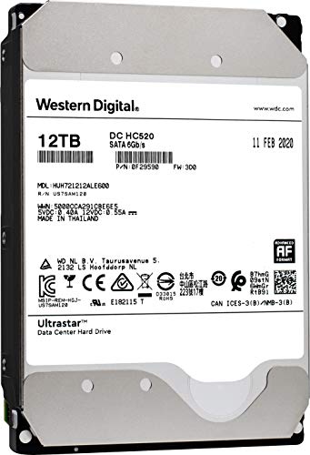 Hgst Western Digital - 0F29590 - HGST Ultrastar He12 HUH721212ALE600 12 TB ハードドライブ - 3.5 内蔵 - SATA (SATA/600) - 7200rpm - 256 MBバッファ - 5年保証