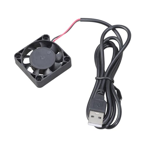 zisueue 5VDC 40mmミニチュア冷却ファンUSB電源ネットワーキングデバイス用の低ノイズオイルベアリングプリンターは、ネットワーキングデバイス用の小さな冷却ファンを静かに操作する
