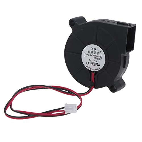 Oxxggkao 5015サイレントブロワー5V 12V 24Vオイルベアリング加湿器ターボファン5cmプリンター冷却50x50x15mm 4300RPM 1Wスモールブラシレスブロワー