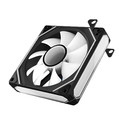 Sxrdex Argbコンピューターシャーシ冷却ファン12cmデスクトップPCケースファン12025アイキャッチデザインのためのPWMラジエーター