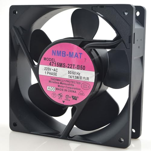 DJHAQDM 互換性があります NMB-MAT 4715MS-22T-B50 AC220V 14-13W 12038 12cm 冷却ファン X04T0341S007
