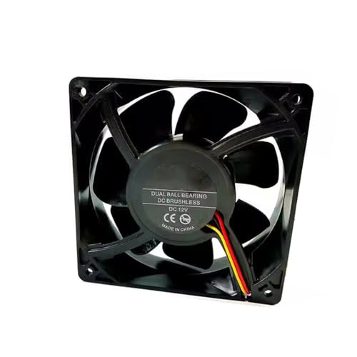 冷却ファンに適合するGUNCAIZHU 12038 120*120*38mm GCZ12038BB Dual Ball bearing DC12V 1A 3Pin GCZ12038_FS