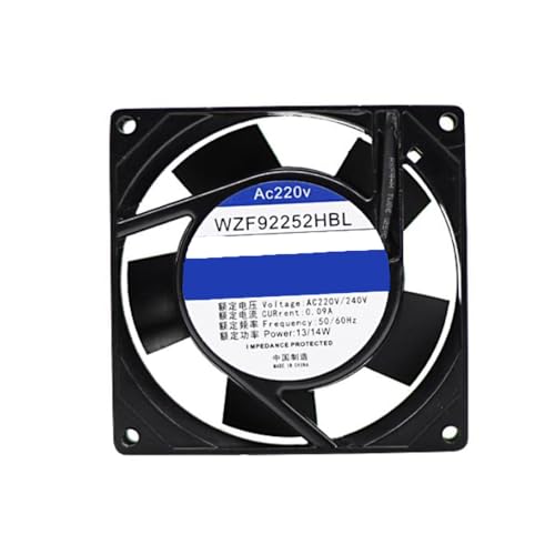 冷却ファン に適合する WUZHOUFAN WZF92252HBL AC220V/240V 0.09A 50/60Hz 13/14W 92*92*25MM