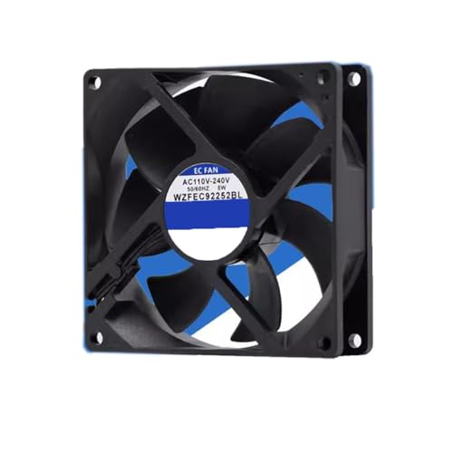 冷却ファン に適合する WUZHOUFAN WZFEC92252BL AC110V-240V 50/60Hz 5W 2Lines 0PIN