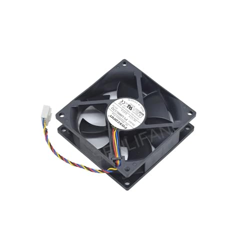SENLIFANG FOXCONN PVA080G12Q 12V 0.65A 4pinコネクタ 8角x2.5厚x60ケーブル（単位：cm） ケースファン【中古】 ---