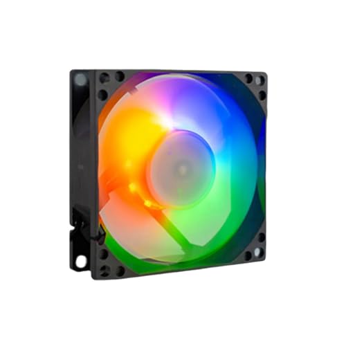 Sbshiouu PCコンピューターシャーシ冷却ファン低ノイズエネルギーArgb 5v 3PCゲームコンソール冷却ファン熱消散