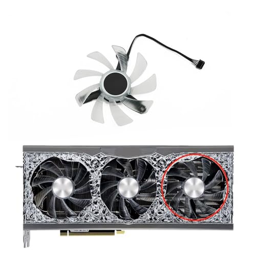 muhuiyi TH9215B2H-PFC01 3080 3090 3070 Ti 3070Ti 冷却用ビデオカードファンの交換(C-Fan)