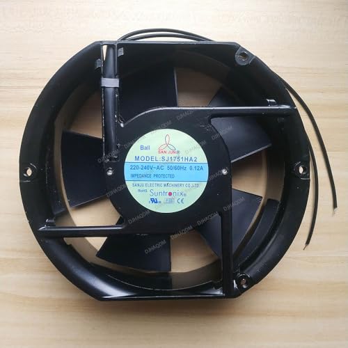 zyvpee 172mm SJ1751HA2 220V 0.12A 2ワイヤー キャビネット AC 冷却ファン 172x150x51mm