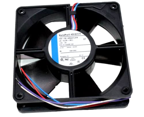 Lawrence.Brown 4312/17T 12V 420mA 5.0W 120mm 4線冷却ファン 120X120X32mm