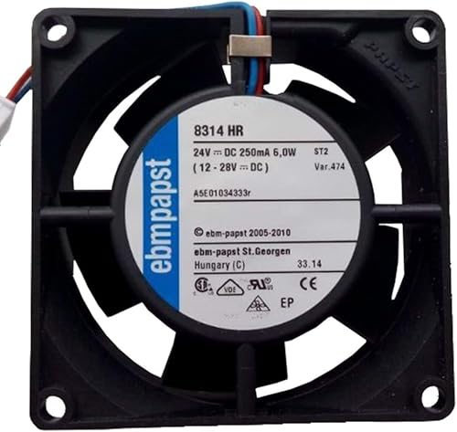 zyvpee 8314 HR DC24V 5.0W 80×80×38mm 冷却ファン Qideyipe 8314HR用